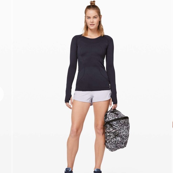 Lululemon Silver Lilac Speed up shorts 2.5” - Picture 3 of 7